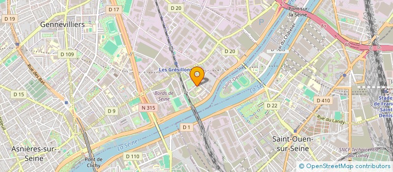 localisation de l'entreprise LANG'AGES  ASNIERES-SUR-SEINE