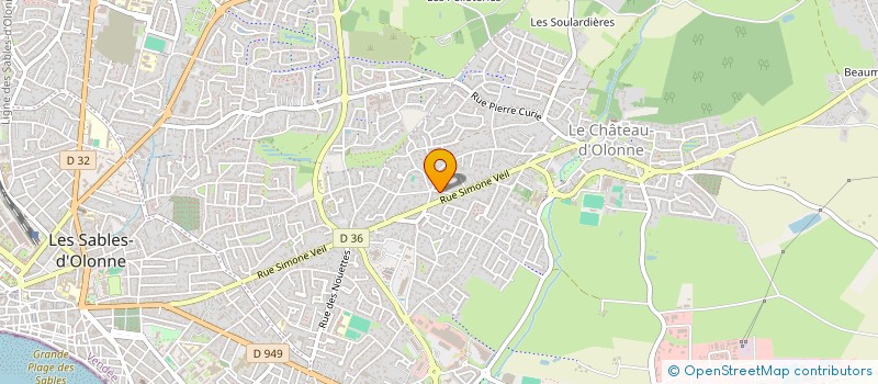 localisation de l'entreprise LANG&CO à LES SABLES D'OLONNE