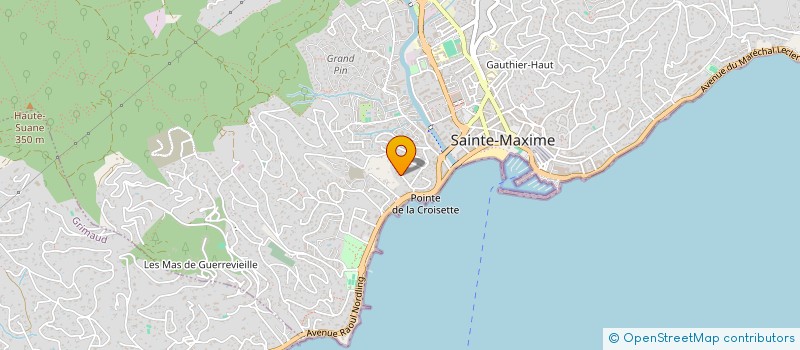 localisation de l'entreprise LANG DESIRE à SAINTE-MAXIME