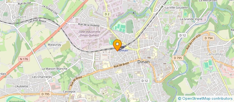 localisation de l'entreprise LANG INEXT  DINAN