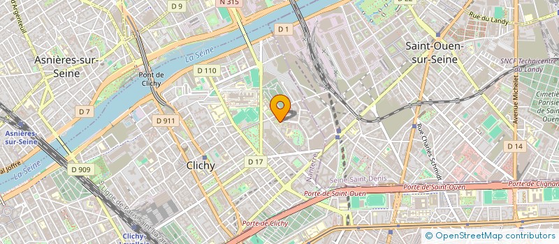 localisation de l'entreprise LANGAGE ET PAROLE à CLICHY