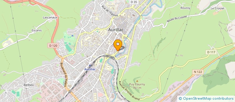 localisation de l'entreprise LANGAGEMENT à AURILLAC