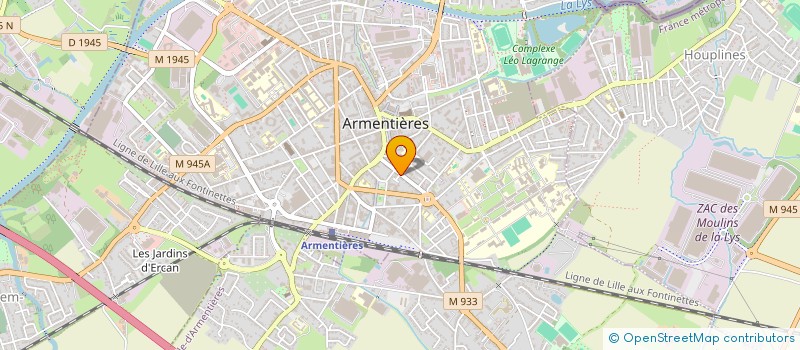 localisation de l'entreprise LANGAGES DE LA SOURCE  ARMENTIERES