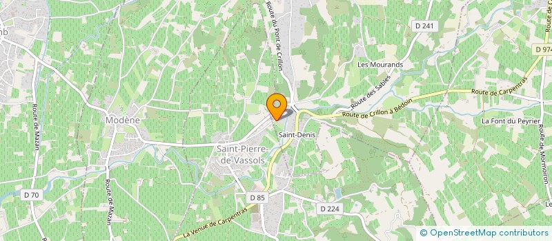 localisation de l'entreprise LANGAGEZ VOUS  CRILLON-LE-BRAVE