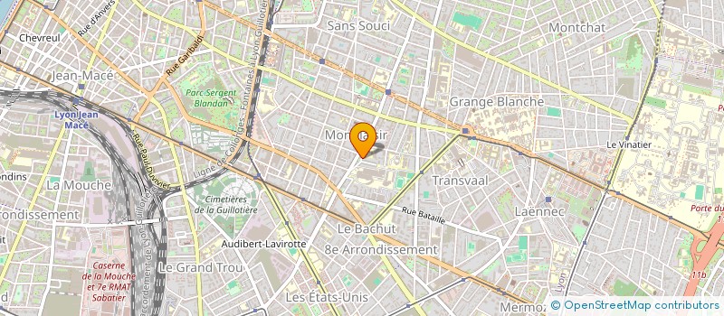 localisation de l'entreprise LANGARD - NOTAIRE  LYON