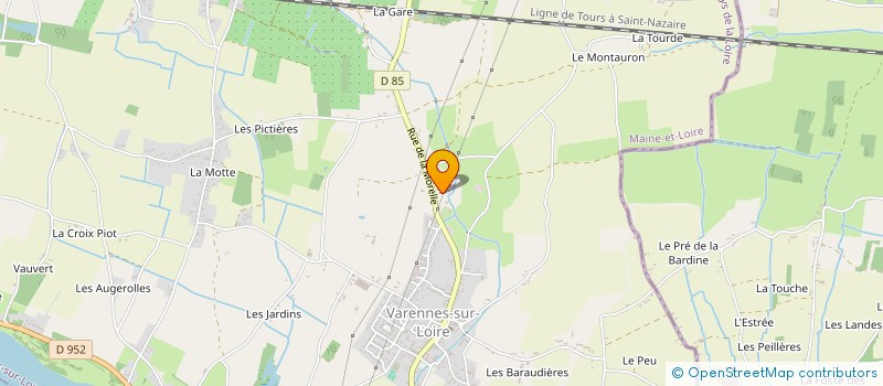 localisation de l'entreprise LANGE 2L  VARENNES-SUR-LOIRE