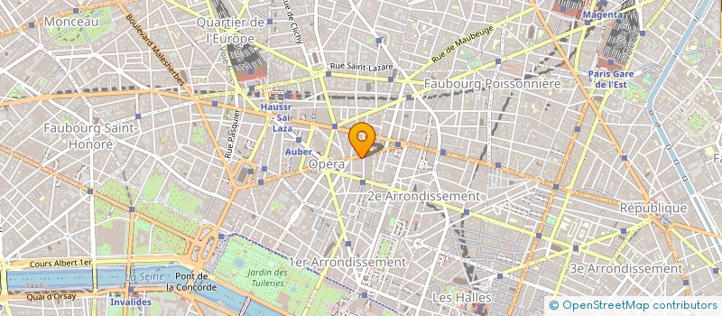 localisation de l'entreprise LANGE à PARIS