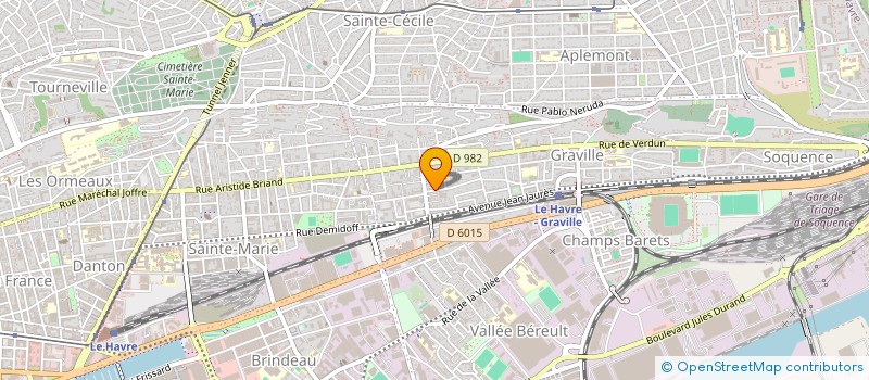 localisation de l'entreprise LANGE à LE HAVRE