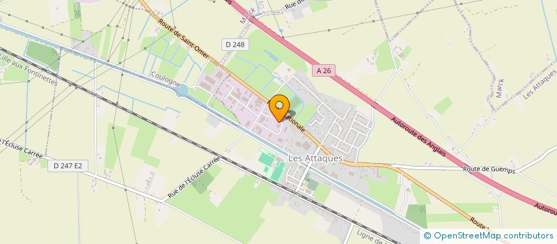 localisation de l'entreprise LANGE  LES ATTAQUES