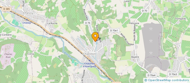 localisation de l'entreprise LANGE GUILLORY  CHATILLON