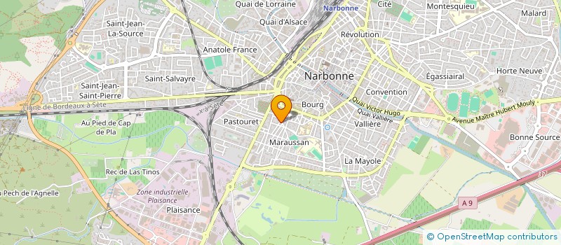 localisation de l'entreprise LANGE SERVICES à NARBONNE