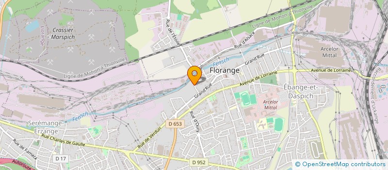 localisation de l'entreprise LANGECRIMEL  FLORANGE