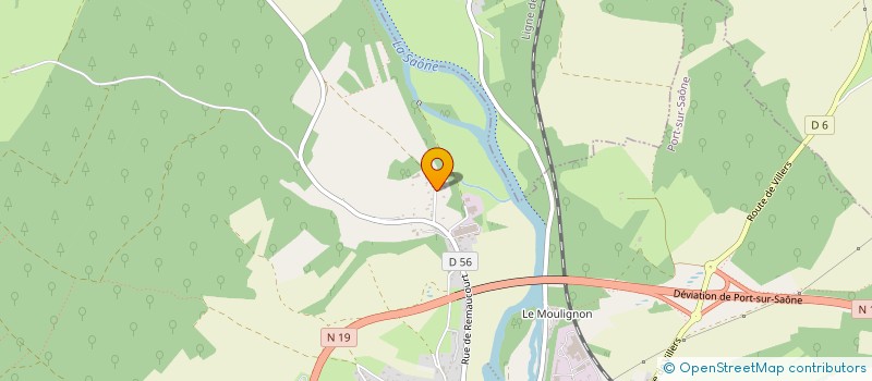 localisation de l'entreprise LANGEDELADS  PORT-SUR-SAONE