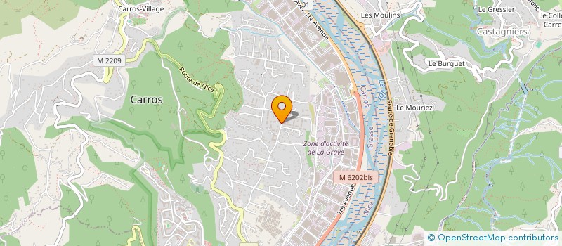 localisation de l'entreprise LANGELINI à CARROS