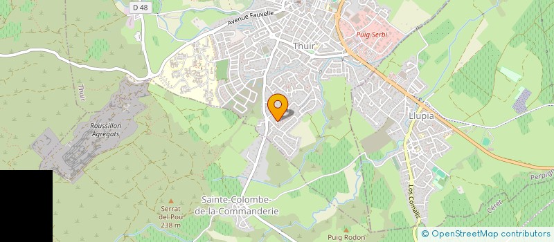 localisation de l'entreprise LANGELOT SCHLEGEL  THUIR