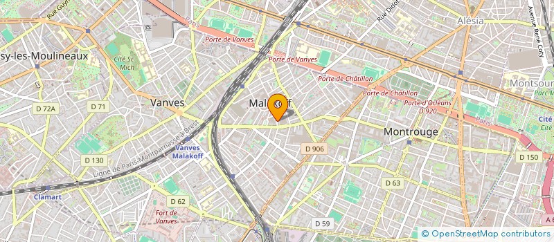 localisation de l'entreprise LANGER  MALAKOFF