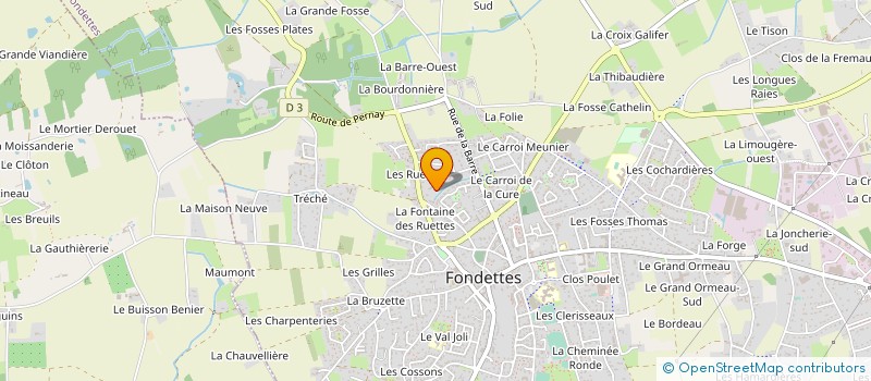 localisation de l'entreprise LANGETHERMO à FONDETTES