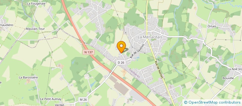 localisation de l'entreprise LANGEVIN  TREILLIERES