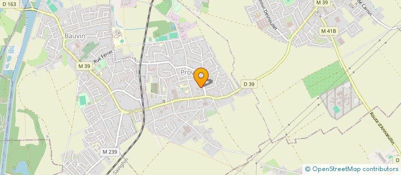 localisation de l'entreprise LANGEVIN  PROVIN