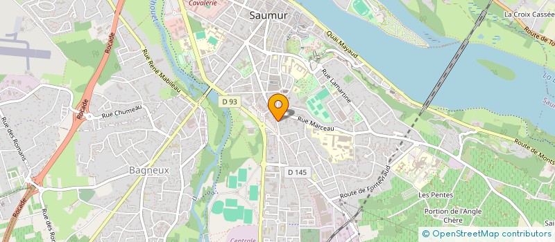 localisation de l'entreprise LANGEVIN  SAUMUR