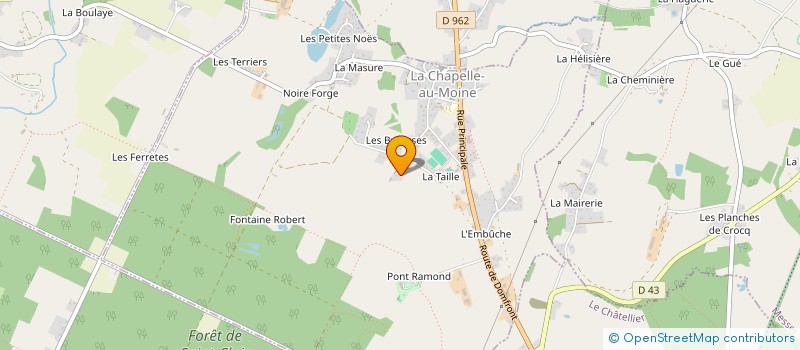 localisation de l'entreprise LANGEVIN FINANCEMENT à LA CHAPELLE-AU-MOINE