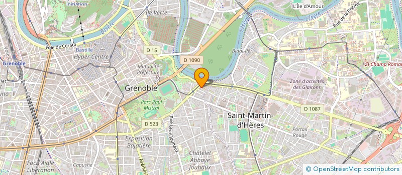 localisation de l'entreprise LANGEVIN IMMO  GRENOBLE