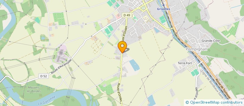 localisation de l'entreprise LANGEVIN-TROTEL  GRISOLLES