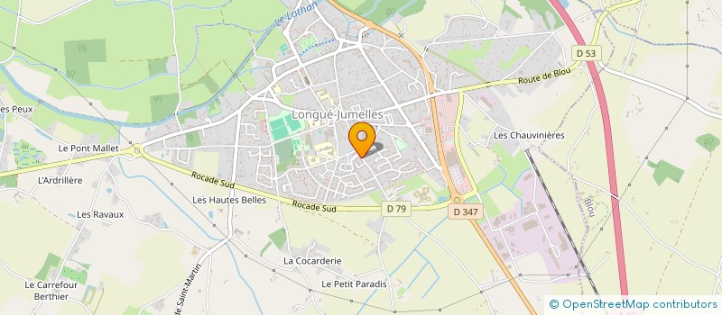 localisation de l'entreprise LANGEVINE  LONGUE-JUMELLES