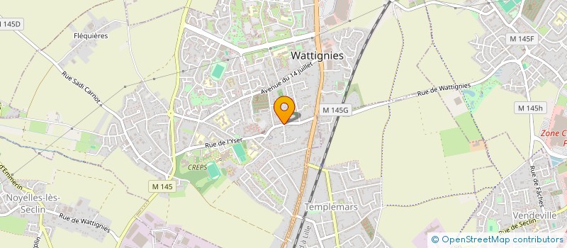 localisation de l'entreprise LANGKAWI  WATTIGNIES