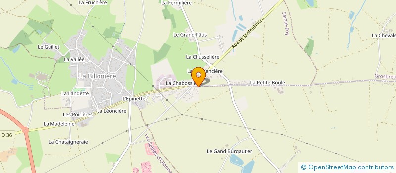 localisation de l'entreprise LANGLADE  TALMONT-SAINT-HILAIRE