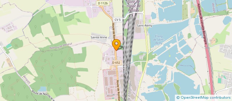 localisation de l'entreprise LANGLADE MIGLIOLI TERASSEMENTS TRANSPORTS - LM2T  WOIPPY