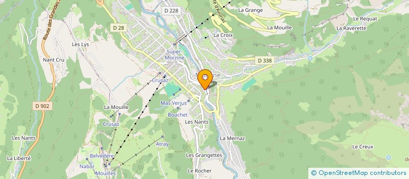 localisation de l'entreprise LANGLOIS FAMILY  MORZINE