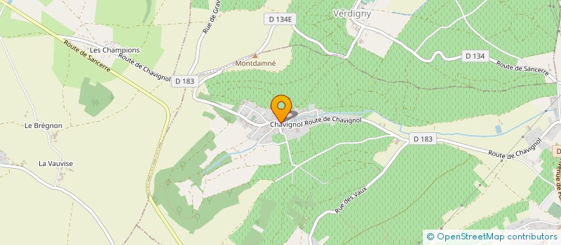 localisation de l'entreprise LANGLOIS & HUBERT BROCHARD à SAUMUR