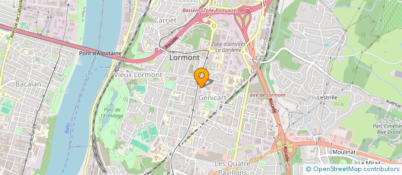 localisation de l'entreprise LANGLOIS LUCAS LANGLOIS ADRIEN  LORMONT