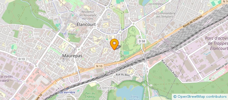 localisation de l'entreprise LANGLOIS-POUPIN  ELANCOURT