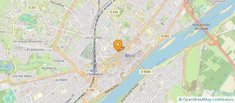 localisation de l'entreprise LANGLOIS TIPHAINE CHATEAU  BLOIS