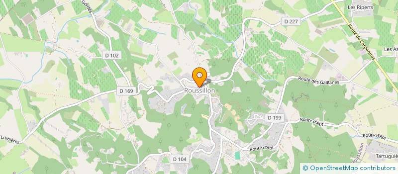 localisation de l'entreprise LANGLUME DIDIER ET CHANTE  CABRIERES D'AVIGNON