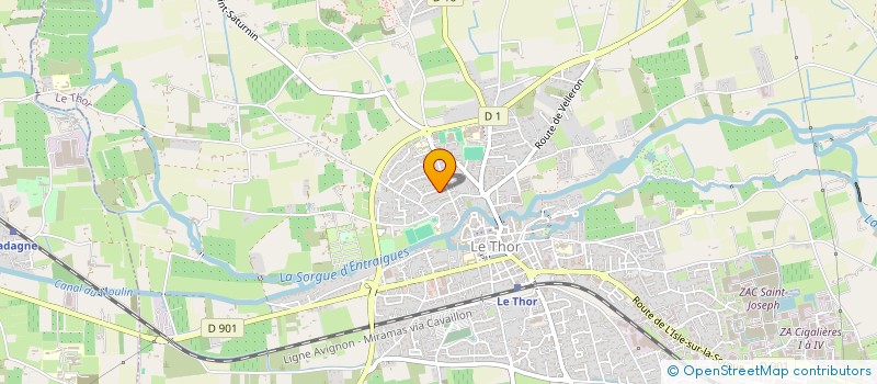 localisation de l'entreprise LANGLUME INVESTISSEMENT  LE THOR