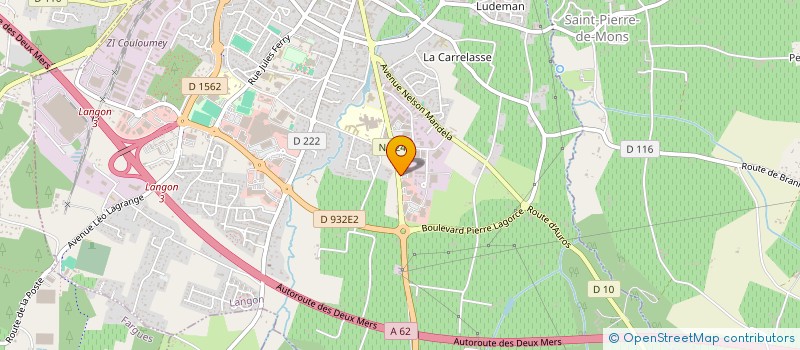 localisation de l'entreprise LANGON AGENCEMENT à LANGON