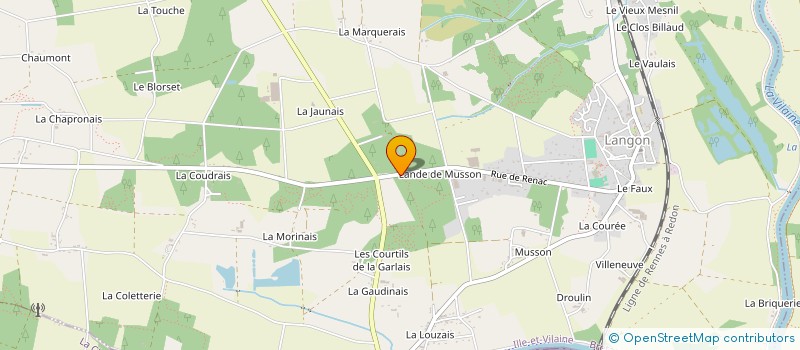 localisation de l'entreprise LANGON AUTO SERVICES à LANGON
