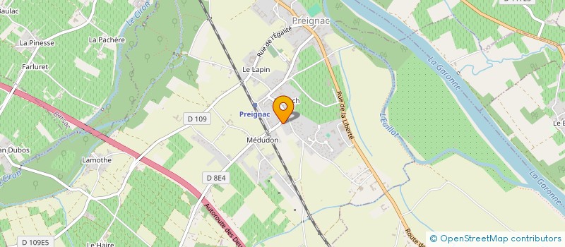 localisation de l'entreprise LANGON CUISINE à LANGON