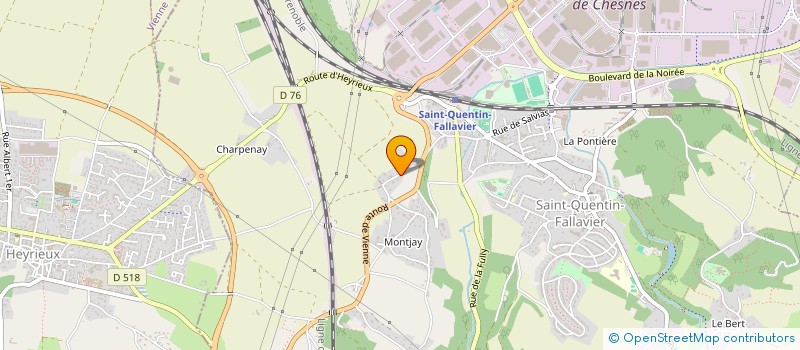 localisation de l'entreprise LANGONNE CONSEIL à SAINT-QUENTIN-FALLAVIER