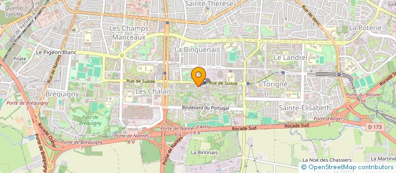 localisation de l'entreprise LANGOPHONIES  RENNES