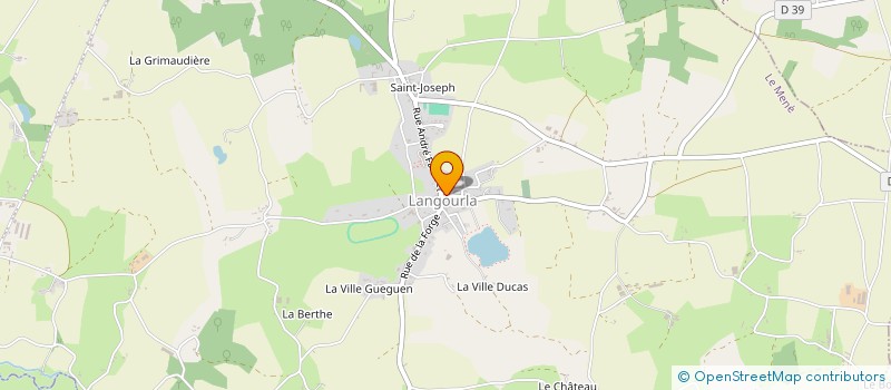 localisation de l'entreprise LANGOURLAVIE à LE MENE