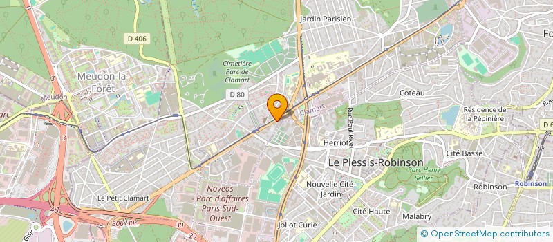 localisation de l'entreprise LANGOUSTIER à CLAMART