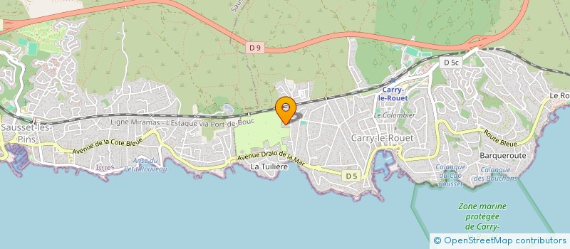 localisation de l'entreprise LANGSOFUN POUR TOUS  CARRY-LE-ROUET