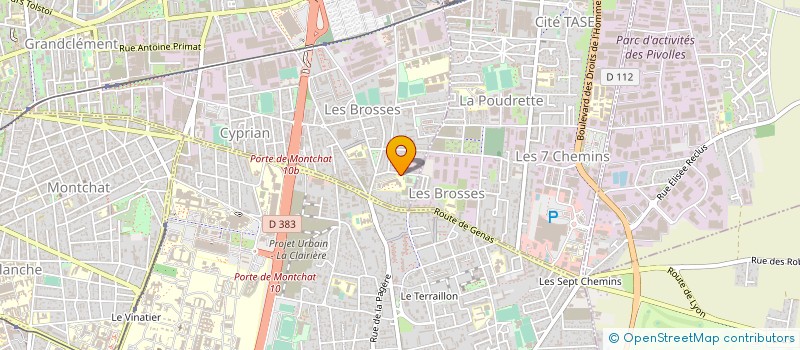 localisation de l'entreprise LANGUAGE COACHING  VILLEURBANNE