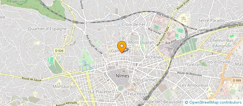 localisation de l'entreprise LANGUE CULTURE ET COMMUNICATION  NIMES