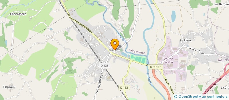 localisation de l'entreprise LANGUE DE CHAS à VARETZ