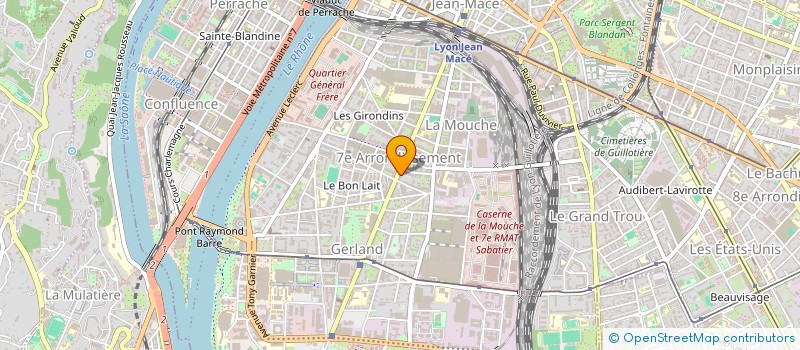 localisation de l'entreprise LANGUE DES SIGNES FRANCAISE 69  LYON